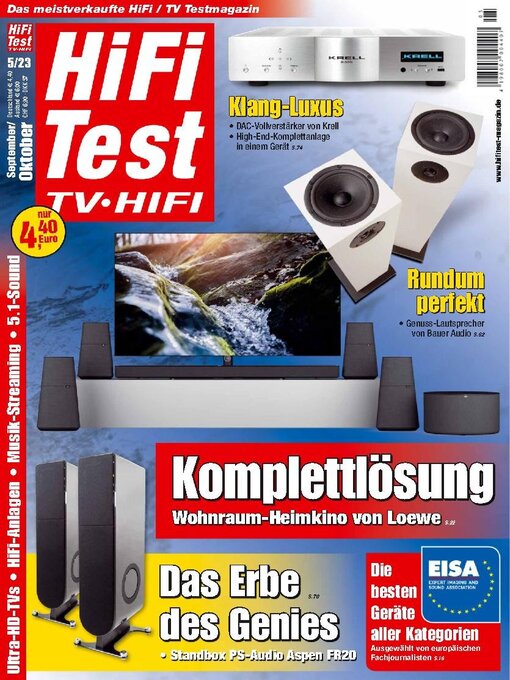 Title details for HIFI TEST TV HIFI by Michael E. Brieden Verlag GmbH - Available